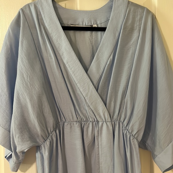 And Other Stories blue midi dress size small - Picture 2 of 3